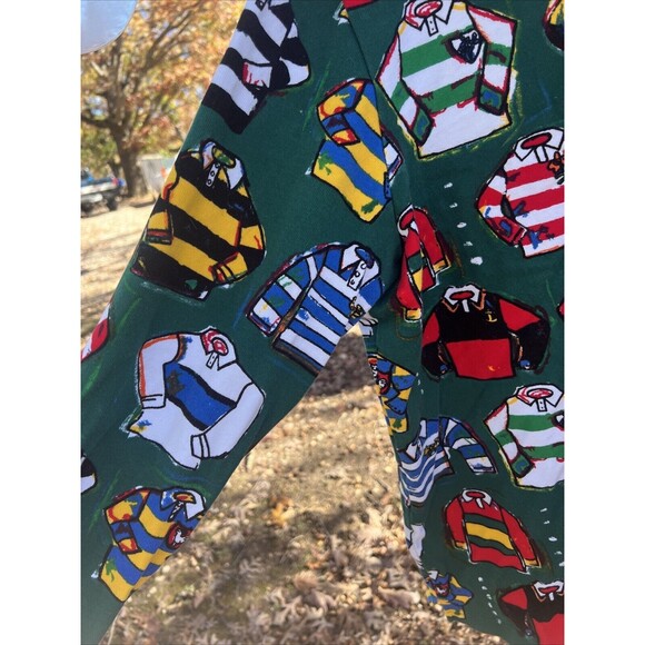 Rowing Blazers Target Shirt Mens XXL Blue Red Rugby All Over Long Sleeve - Picture 5 of 10